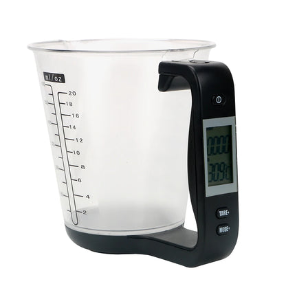 Digital Beaker Electronic Tool with LCD Display Temperature Measurement Cups Hostweigh Measuring Cup Kitchen Scales